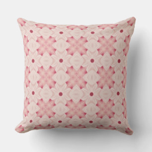 Vibrant Pink Geometric Mediteranean Inspired Cushion