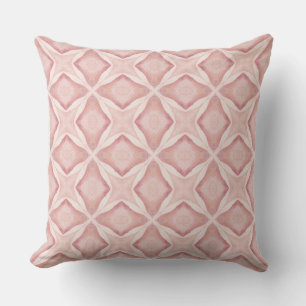 Vibrant Pink Geometric Star Mediteranean Inspired Cushion