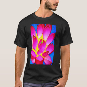 Vibrant Pink Lotus for both Energy and Peaceful Me T-Shirt