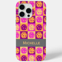 Vibrant Pink Pickleball Pattern