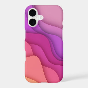 Vibrant Pink & Purple Abstract Wave 