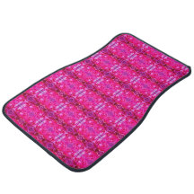 Vibrant pink rose petals M-size floral pattern