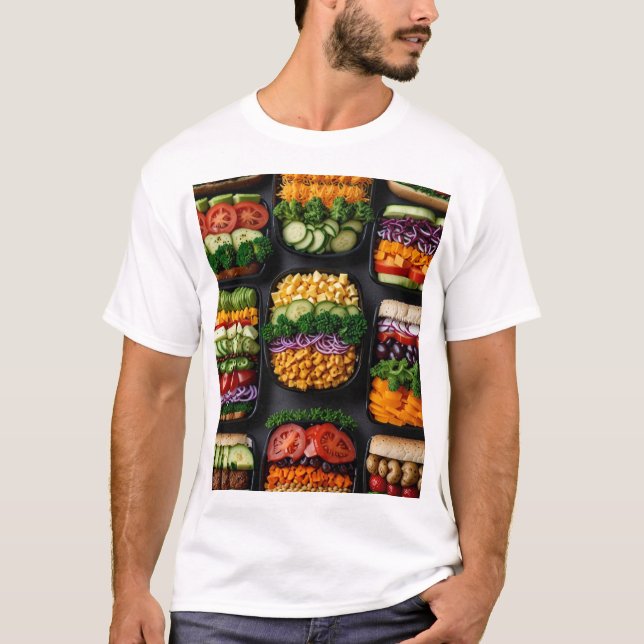 Vibrant Plant-Based Culinary Artistry T-Shirt (Front)