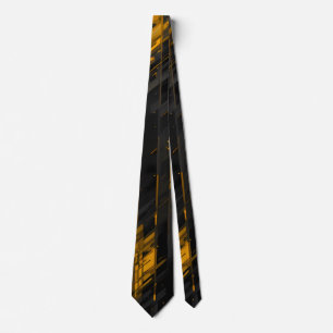 Vibrant Pop Art Cat Portrait Tie