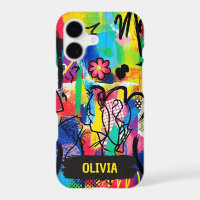 Vibrant Pop Art Graffiti Abstract Personalised