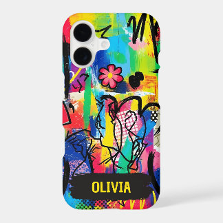 Vibrant Pop Art Graffiti Abstract Personalized