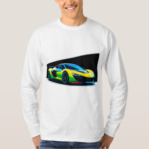Vibrant Pop Art Sports Car T-Shirt