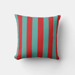 Vibrant Postbox Mermaid Stripes Cushion