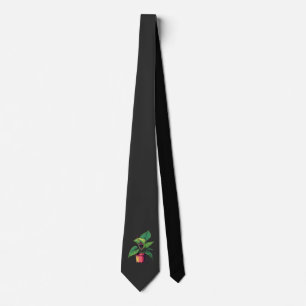 Vibrant Potted Plant Pop Art Tie