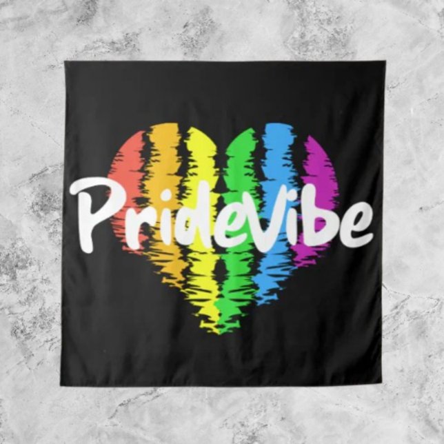 Vibrant PrideVibe Tapestry: Embrace Your Rainbow H Tapestry (Creator Uploaded)