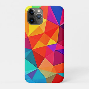 Vibrant Prismatic Chaos Energy Art iPhone 11 Pro Case