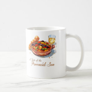 Vibrant Provencal Ratatouille Watercolor Painting Coffee Mug