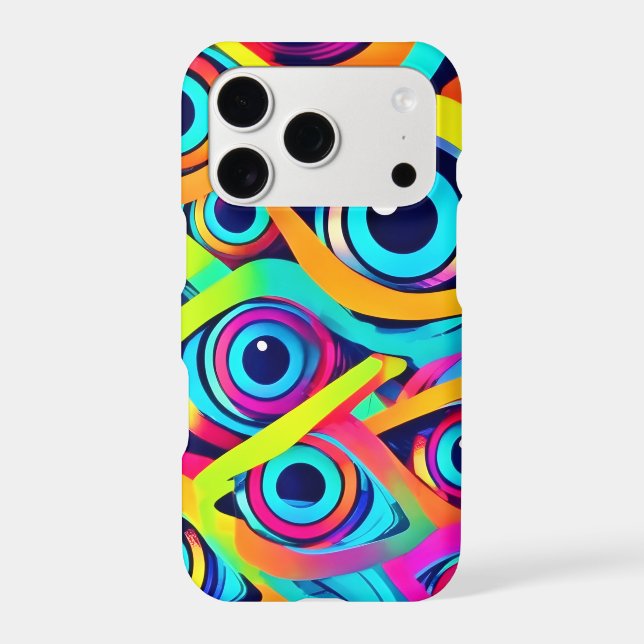 Vibrant Psychedelic Eye Pattern (Back)