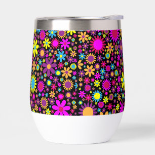 Vibrant Psychedelic Flowers in Bloom-67566