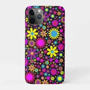 Vibrant Psychedelic Flowers in Bloom-67566 iPhone 11 Pro Case