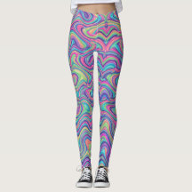 Vibrant Psychedelic Marble Abstract Pattern