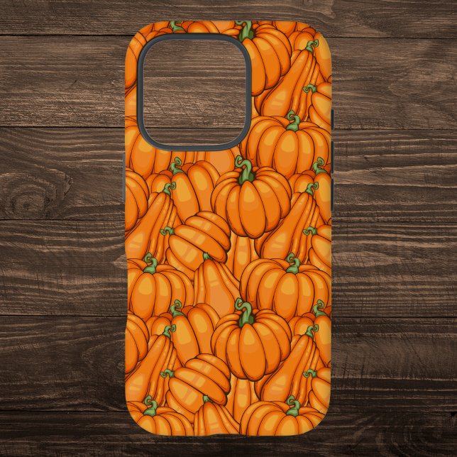 Vibrant Pumpkin Patch Pattern Case-Mate iPhone Case (Creator Uploaded)
