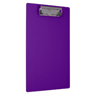 Vibrant Purple Accent Colour Customisable Clipboard