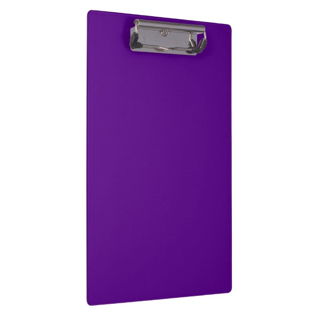 Vibrant Purple Accent Colour Customisable Clipboard (Right)