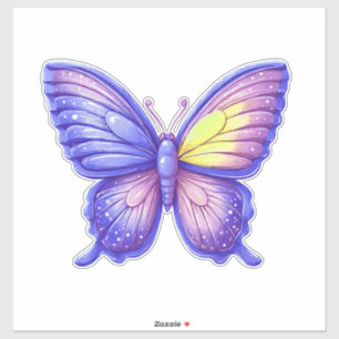 Vibrant Purple Butterfly Balloon Art