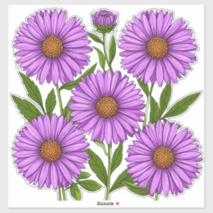 Vibrant Purple Chrysanthemum Bouquet