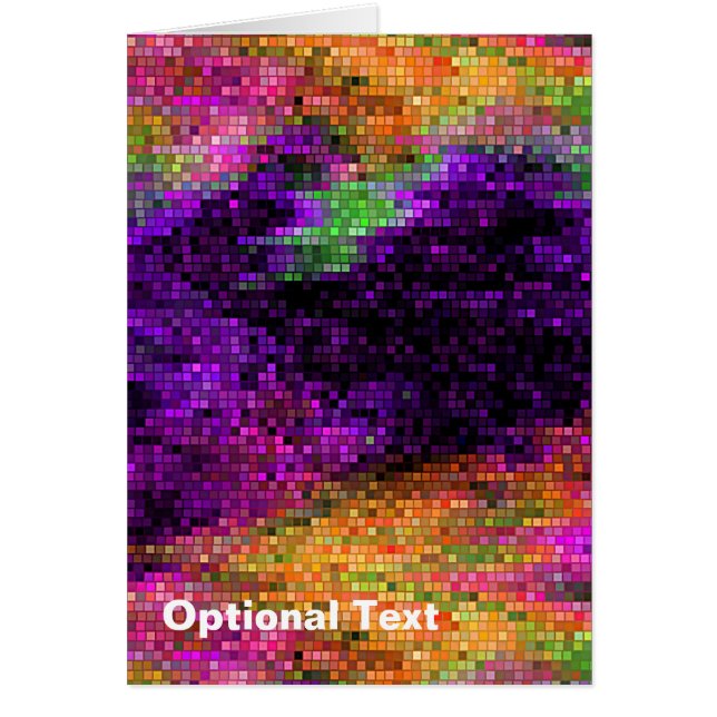 Vibrant Purple Multi Mosaic Tiles (Front)