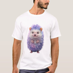 Vibrant Purple Pastel Hedgehog Men T-Shirt