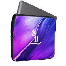Vibrant Purple Pink Laptop Sleeve 