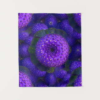 Vibrant Purple Speckled Pattern Tapestry