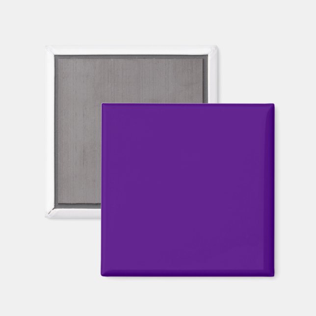 Vibrant Purple Square Fridge Magnet – Customisable (Front/Back)