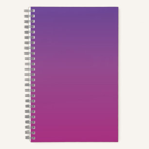 Vibrant Purple to Pink Gradient Notebook