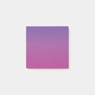 Vibrant Purple to Pink Gradient Post-it Notes