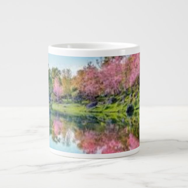 Vibrant Rainbow Ink Splash Mug (Front)