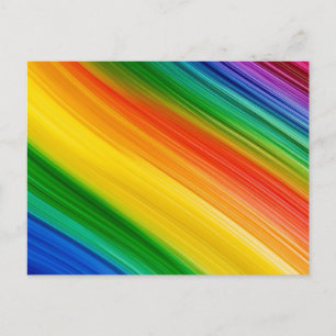 Vibrant Rainbow of Colours Postcard