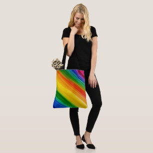 Vibrant Rainbow of Colours Tote Bag