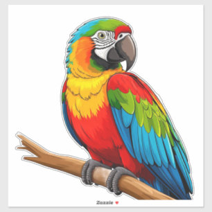 Vibrant Rainbow Parrot