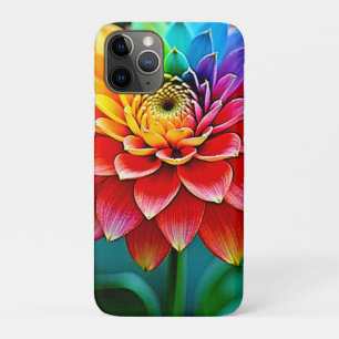 Vibrant Rainbow Petal Dream Art iPhone 11 Pro Case