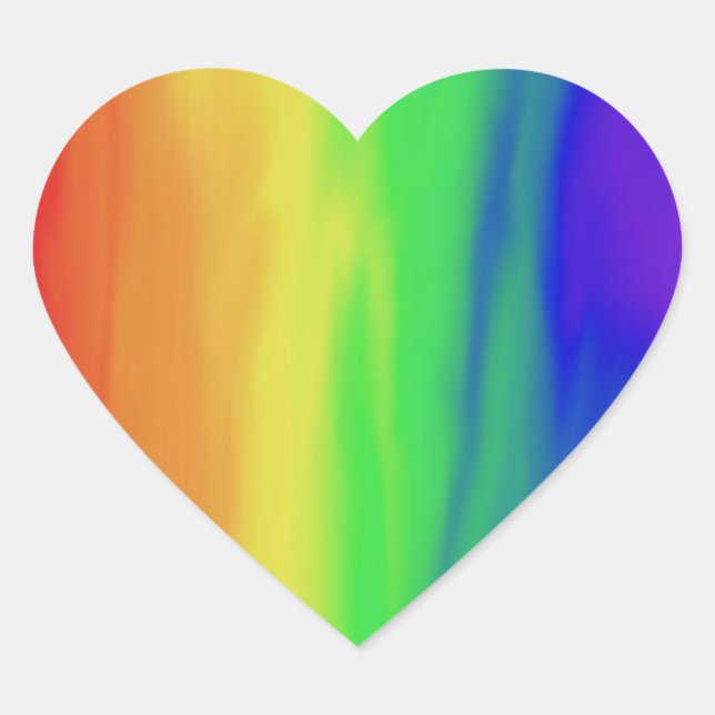 Vibrant Rainbow Pride Sticker (Front)