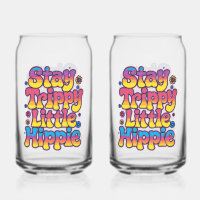Vibrant Rainbow Stay Trippy Hippie Quote