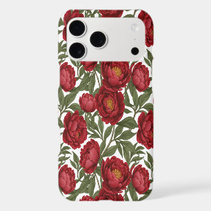 Vibrant Red Peony Collection Customizable Party