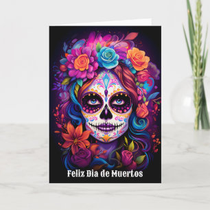 🌹Vibrant Remembrance: Lady Catrina in Bloom🌹 Holiday Card