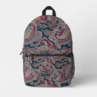 "Vibrant Resolve Printed Backpack