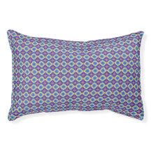 Vibrant Retro Geometric Floral Pattern