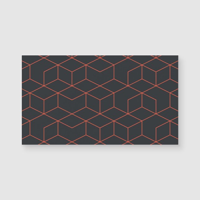 Vibrant, retro, simple, cool, trendy cube pattern (Front)