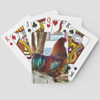 Vibrant Rooster Custom Poker Cards