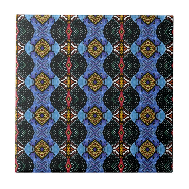 Vibrant Royalty Ceramic Tile (Front)