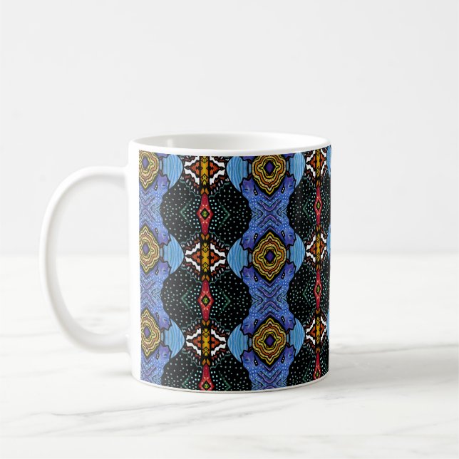 Vibrant Royalty Coffee Mug (Left)
