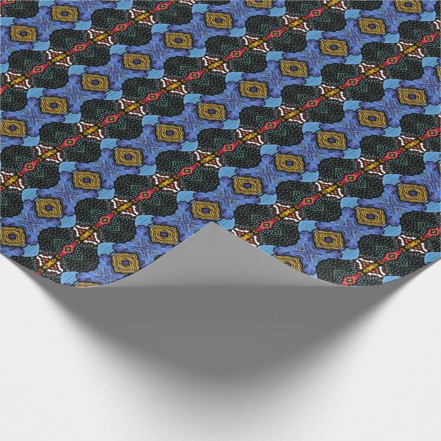 Vibrant Royalty Wrapping Paper (Corner)