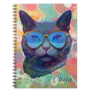 Vibrant Russian Blue Notebook with Azure Shades