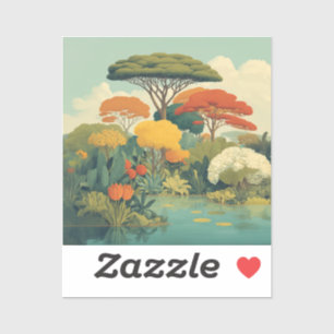 Vibrant Safari Jungle Scene